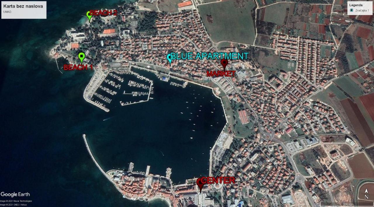 Blue Apartment Umag Exterior foto